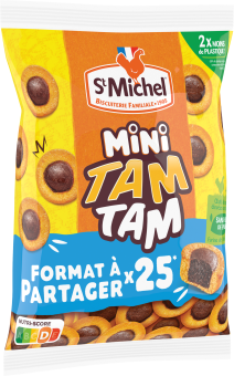 Gâteaux Tam Tam l'original cœur chocolat ST MICHEL : le paquet de